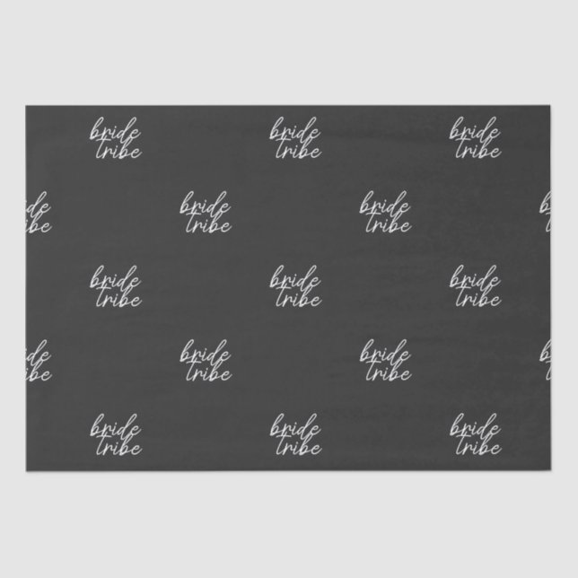Bride Tribe | Modern Bridal Shower Tissue Paper (Front)