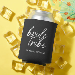Bride Tribe   Modern Bridesmaid Bachelorette Can Cooler