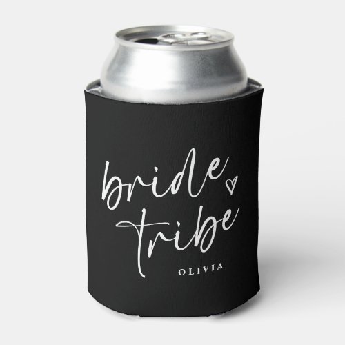 Bride Tribe Modern Fun Bridesmaid Bachelorette Can Cooler