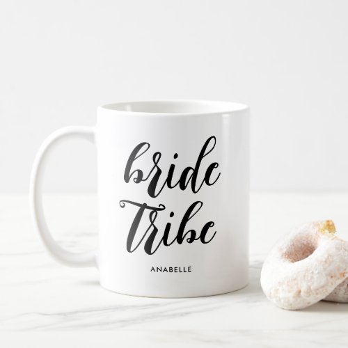 Bride Tribe Modern Minimalist Bachelorette Party Coffee Mug