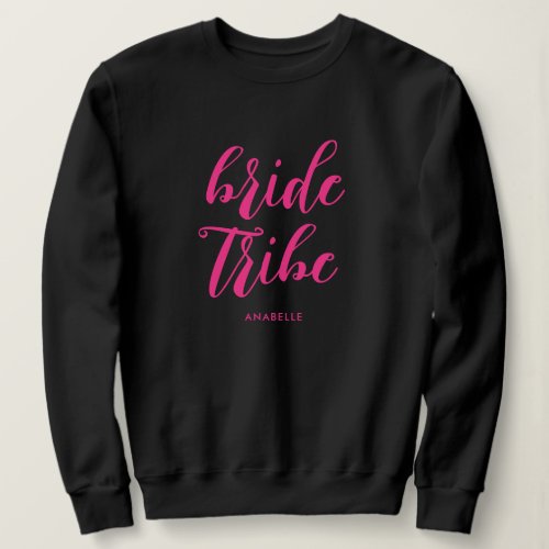 Bride Tribe Modern Minimalist Bachelorette Party Sweatshirt