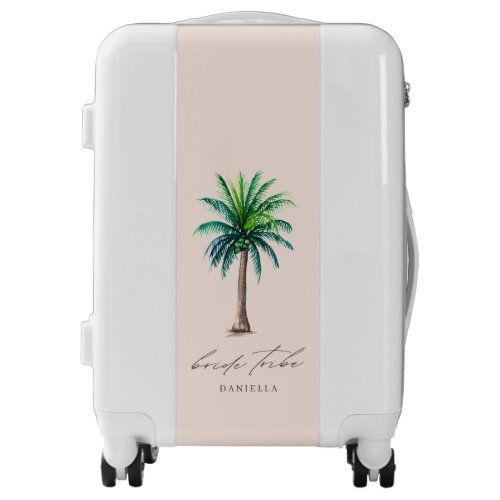 Bride Tribe Palm Tree Bachelorette Luggage