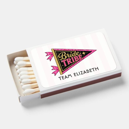 Bride Tribe Personalized Las Vegas Bachelorette Matchboxes