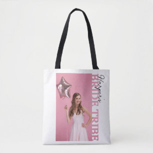 Bride Tribe Photo Tote Bag  Personalised Hen Party