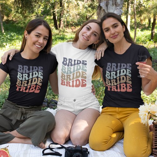 Bride Tribe Retro  T_Shirt