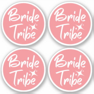 Bride Tribe Rose Bachelorette Sticker