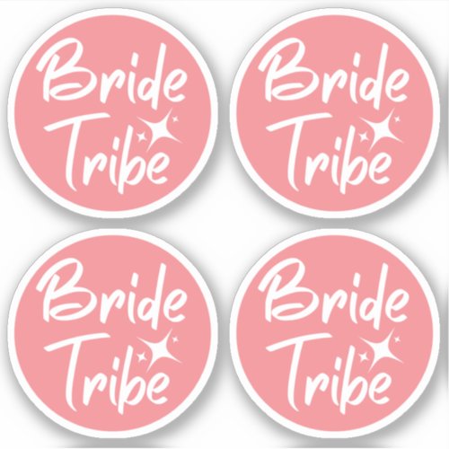 Bride Tribe Rose Bachelorette Sticker