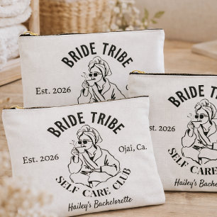 Bride Tribe Self Care Club Makeup Bags Spa Bache