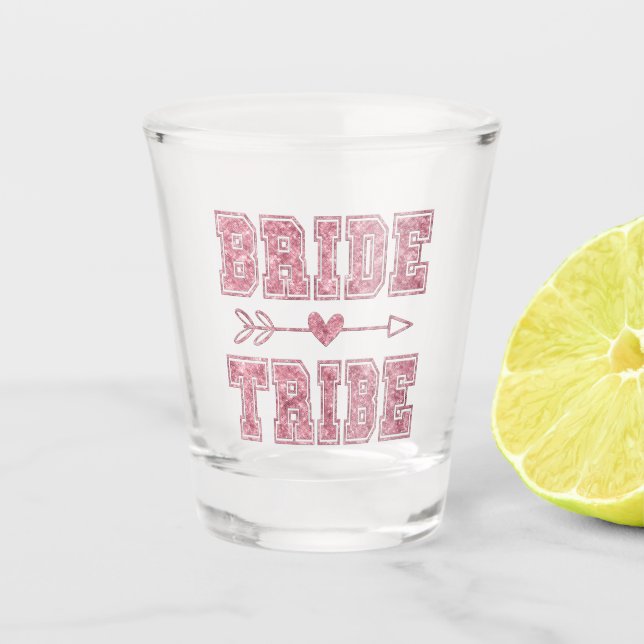 Bride Tribe Shot Glass Bachelorette Party Favor (Front)