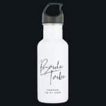 Bride tribe stainless steel water bottle<br><div class="desc">Get some cool personizable bachelorette paty gifts while waiting for the big day.</div>