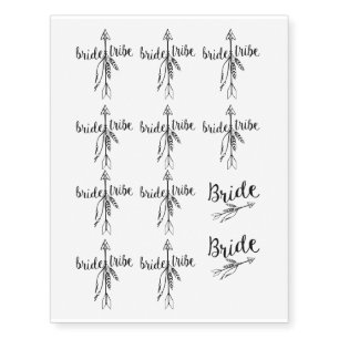 Bride tribe - Temporary tattoo
