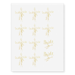 Bride tribe - Temporary tattoo