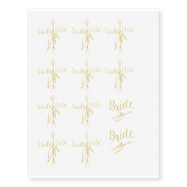 Bride tribe - Temporary tattoo (Front)
