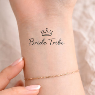 Bride Tribe Temporary Tattoo   Bachelorette Party