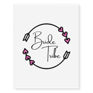 Bride Tribe Temporary Tattoos