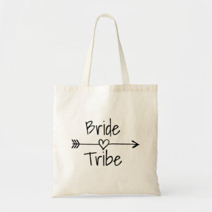 Bride Tribe tote bags for bridal and wedding party