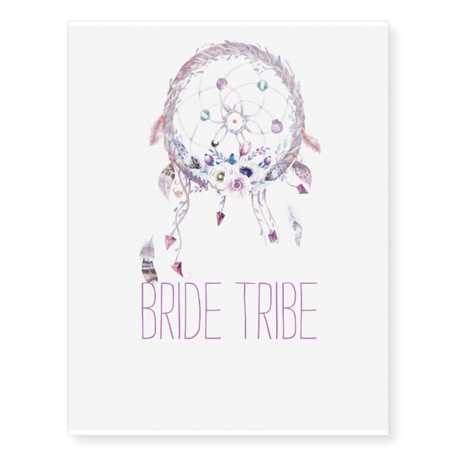 Bride Tride Temp Tatoo Game Temporary Tattoos (Front)