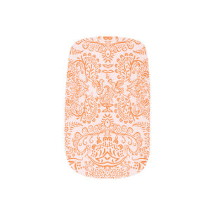 Bride Vintage Damask Heirloom Any color Minx Nail Art