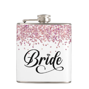 Bride Vinyl Wrapped Flask