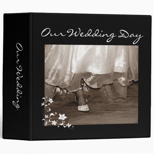 Bride Walking Large Our Wedding Day Binder