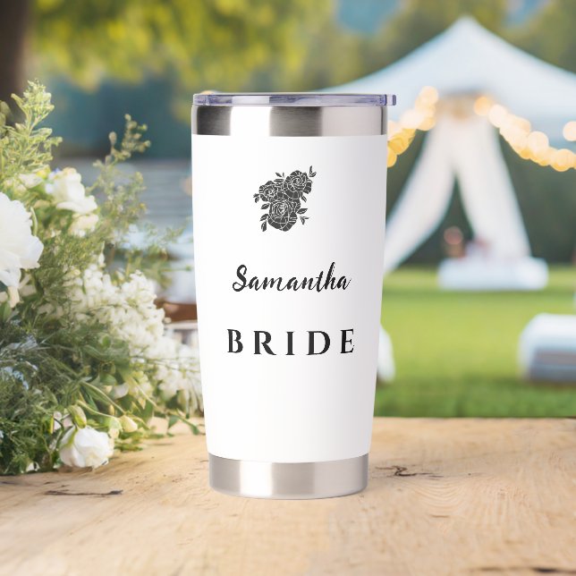 Bride Water Bottle Insulated Tumbler (Wedding)
