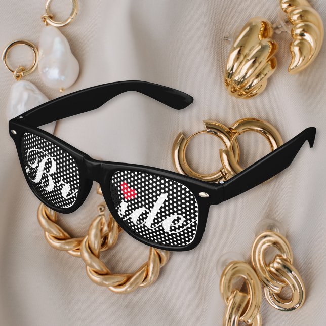 Bride Wedding Bachelorette Party Cool Black Shades (Bride Wedding Bachelorette Party Cool Black Shades)