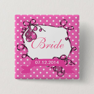 Bride wedding button