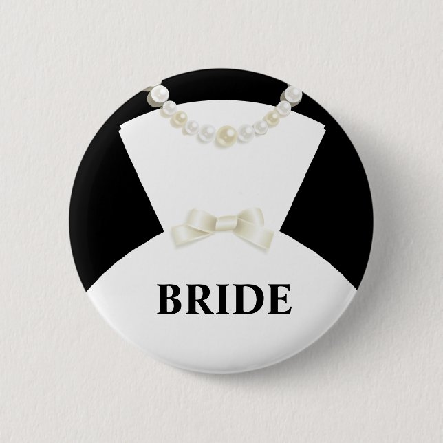 Bride Wedding Button (Front)