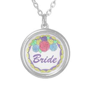Bride Wedding Cake Bridal Shower Gift Necklace