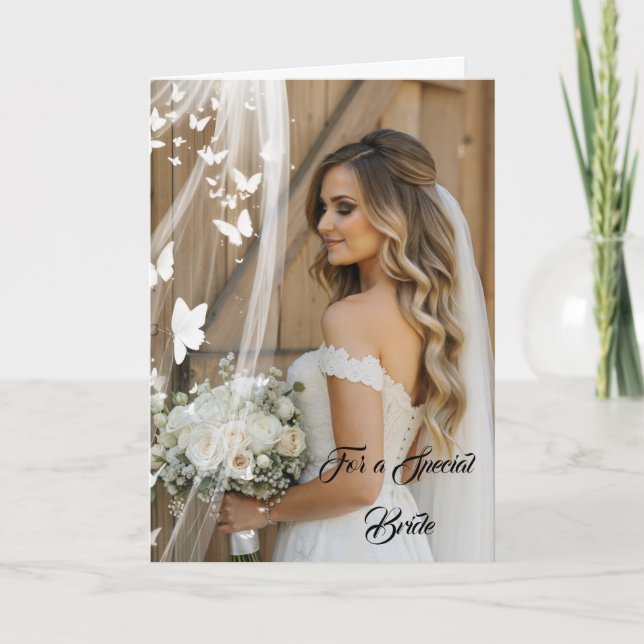 Bride Wedding Card (Front)