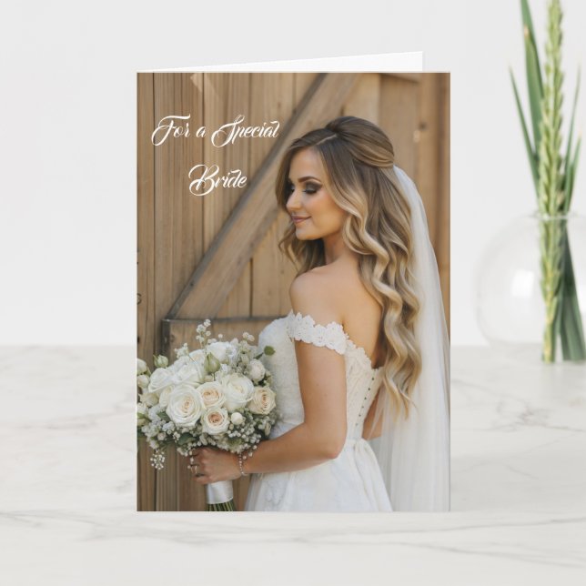 Bride Wedding Card (Front)