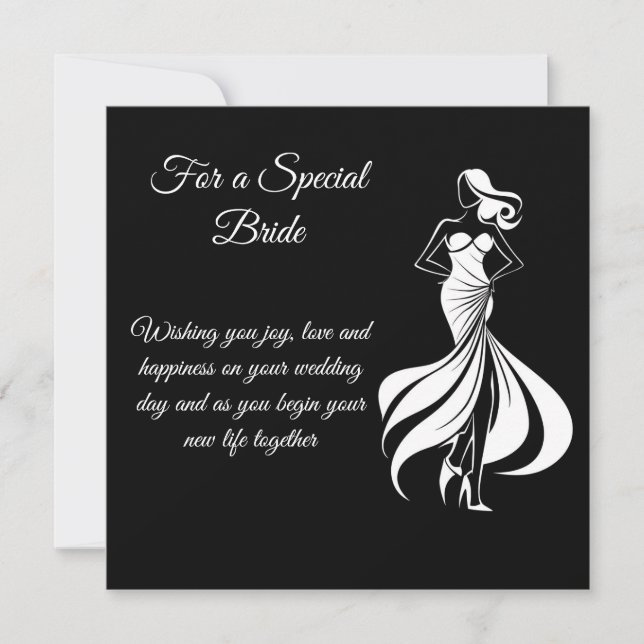Bride Wedding Card (Front)