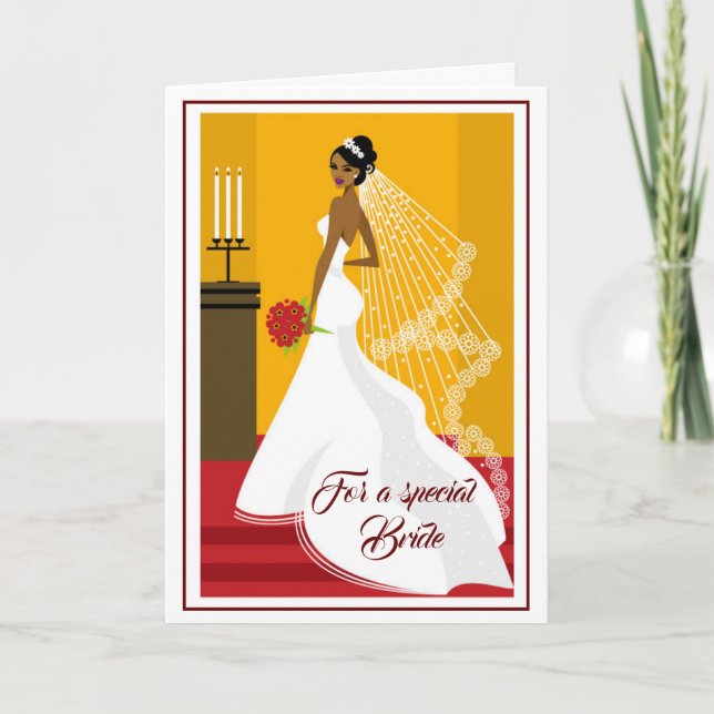 Bride Wedding Card (Front)