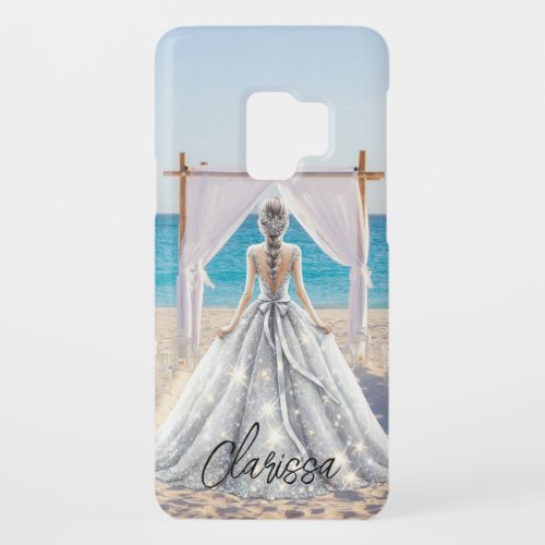 Bride Wedding Day Beach Wedding Fancy Gown Bridal Case_Mate Samsung Galaxy S9 Case