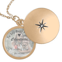 Bride Wedding Day Keepsake Gift Personalized Photo