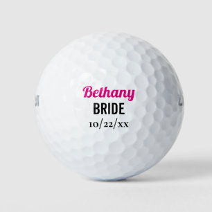 Bride Wedding Favor Bachelorette Party Golf Balls