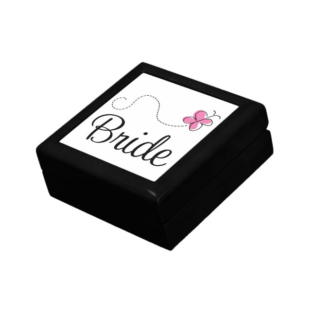Bride Wedding Keepsake Gift Box (Side)