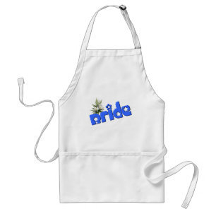 Bride Wedding Kitchen Adult Apron