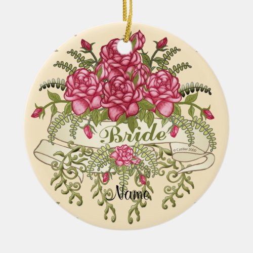 Bride wedding ornament