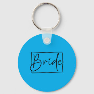 Bride Wedding Party Bachelorette Bridal Matching Keychain