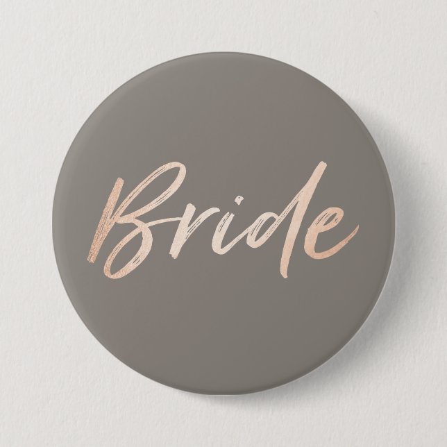 Bride Wedding Rehearsal Button (Front)