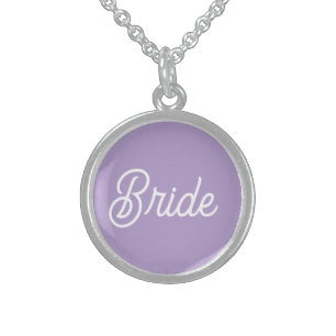 Bride Wedding Sterling Silver Necklace