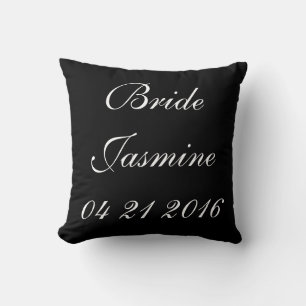 Bride   Wedding Throw Pillow