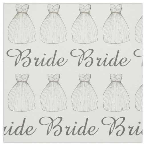 Bride White Wedding Dress Bridal Princess Gown Fabric