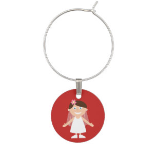 Bride Wine Charm