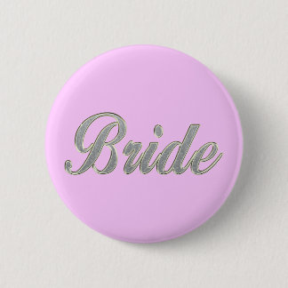 Bride with bling button