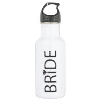 Bride with Bling Stainless Steel Water Bottle