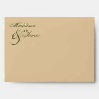 Bride with Bouquet Inspired Envelope