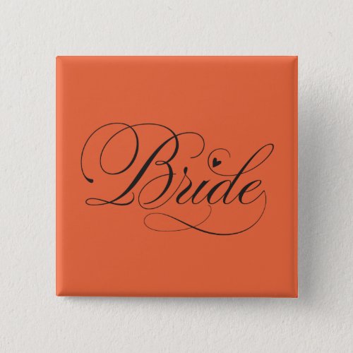 Bride with heart button