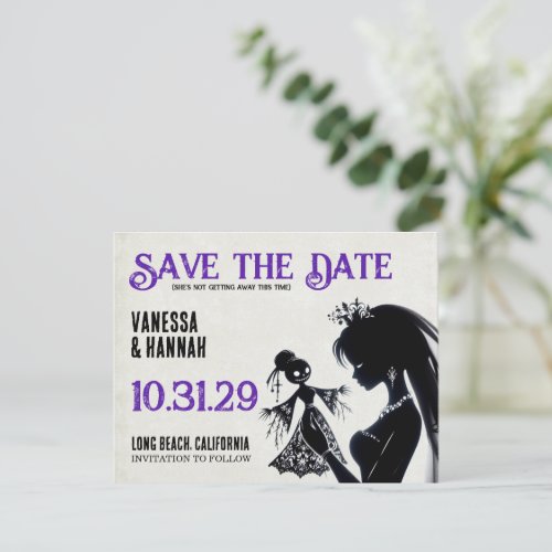 Bride with Voodoo Doll Bride Save The Date